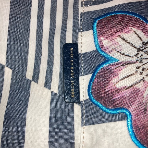 Marc By Marc Jacobs striped shoulder bag NEW - Picture 10 of 14